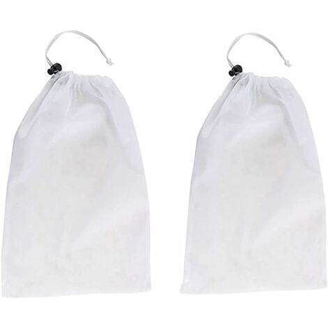 MINKUROW 2PCS Pool Skimmer Aspirapolvere Calzini Skimmer Cestino Rete Sacchetto Filtro Elastico, Cestino Piscina Cestino Pulizia Cestello Rete Filtro Piscina per Fogli Scorie