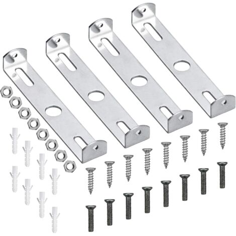 MINKUROW 4 Pezzi Piastra Di Fissaggio Per Plafoniera 95mm Supporto Per Lampada A Sospensione A Soffitto Con Viti Accessori Per Illuminazione A Soffitto Per Home Office