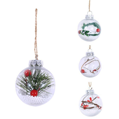 MINKUROW 5 Piezas De Adornos Navideños Para Colgar En El Árbol De Navidad 6 Cm