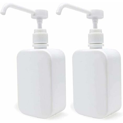 MINKUROW 500ml Bottiglia Di Sterilizzazione Bottiglia Di Disinfettante Per Le Mani Bottiglia Di Sapone Liquido, Dispenser Di Disinfettante Per Le Mani Liquido Riutilizzabile Per Bagno Cucina Ufficio-2