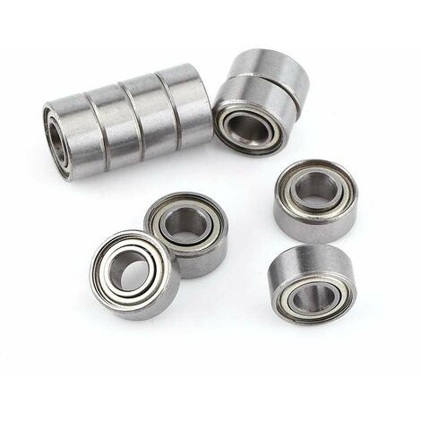MINKUROW 60pcs Rodamiento De Bolas De Acero En Miniatura Mini Rodamiento 698zz 8x19x6mm