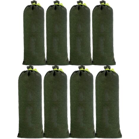 MINKUROW 8er-Pack Wasserschutz Sandsäcke Hochwasserschutz für Garage, Geschäft, Schule, Bahnhof, Gebäude, Fabrik, Lager