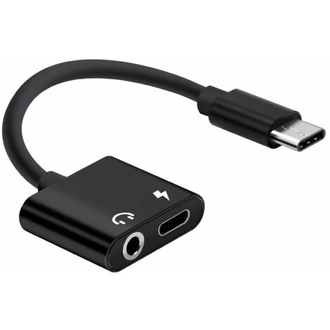 MINKUROW Adaptador Usb C 3.5mm Usb C Aux Adaptador Usb C A Jack Para Huawei P30 Pro/P20/P20 Pro/Mate 20 Pro/Mate10 Pro/Mediapad M5, Oneplus 7t/7/6t, Adaptador De Audio Tipo C Para Xiaomi Mi9 / 8 , Mot
