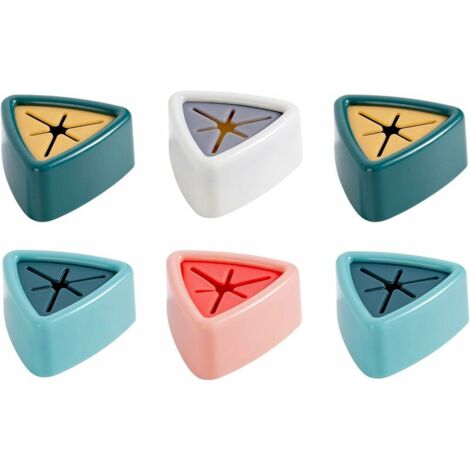 MINKUROW Adhesivo Toallero Gancho Toallero De Cocina, Adhesivo Toallero Ganchos Clip Toallero Abs Secador De Toallas Sin Taladrar, 6pcs