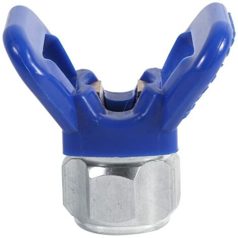 MINKUROW Airless Farbspritzpistole Flachdüse Sitzschutz für Spritzgerät Universalwerkzeug (Blau)