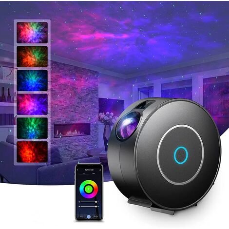 MINKUROW Alexa Starry Sky Led Proiettore, Smart 3d Galaxy Star Projector Lampada Bambini Adulti Night Light Con Rg Dimming/Controllo Vocale/Wifi Connect/Alexa Google Assistant Compatibile