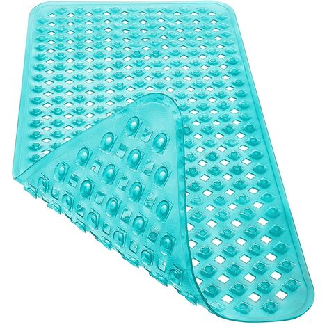 MINKUROW Alfombrilla De Baño Antideslizante Piel Sensible 88x39cm, Alfombrilla De Baño Antideslizante Sin Bpa  Alfombrilla De Ducha Resistente Al Moho Y Lavable A Máquina (Verde)