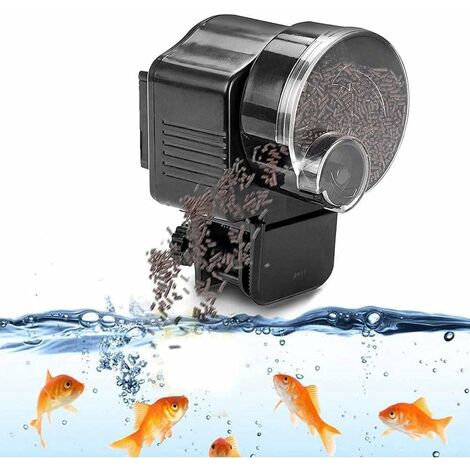 MINKUROW Alimentador De Peces Automático Compacto Alimentador De Peces Herramienta De Alimentación Alimentador De Peces Alimentador De Peces De Acuario