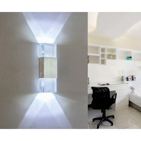 MINKUROW Applique Da Parete Led Applique Da Parete 6w Alluminio Lampada Moderna Per Interni Lampada Decorativa Per Esterni Per Camera Da Letto Corridoio Soggiorno Hotel Ristorante Cucina Negozio Sala 