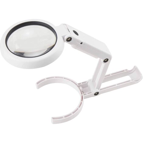 MINKUROW Babimax 5x 11x Lupa De Mano Con 8 Luces Led, Lupa De Lectura, Lupa De Mesa Con Soporte Plegable, Para Lectura, Inspección, Soldadura, Manualidades, Reparación Y Hobby, Ø75 Mm