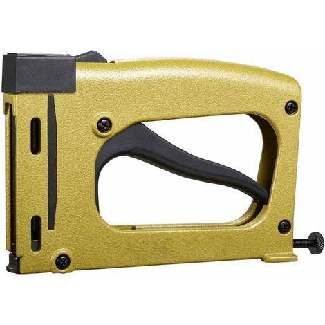 MINKUROW Back Frame Tungsten Steel Plate Nail Gun mit 1000 Stück Nägeln, kabelloser Hefter Hefter für geeignet für Fotorahmen, Fensterglas, Verklebung, DIY-Handwerksreparaturen