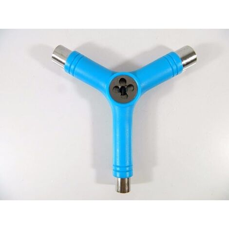 MINKUROW Blu All-In-One Skateboard Tool Multifunzionale Skateboard Portatiley-Tool Accessorio Con Cacciavite Chiave Di Stoccaggio