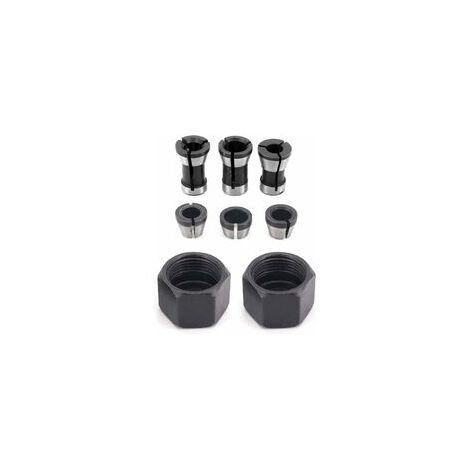 MINKUROW Bohrfutterkopf, Bohrfutter, 6 mm 6,35 mm 8 mm Konverter Adapterkopf, 6 Stück