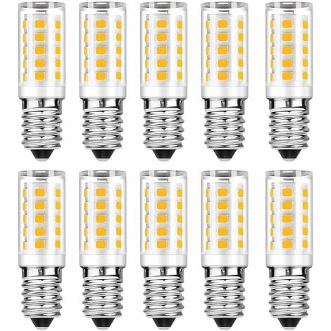 MINKUROW Bombilla Led Pero 33 Cuentas Led Para Cada E14 3w, 220-240v, Blanco Frío 6000k, No Regulable, Para Iluminación Interior, Candelabro/Lámpara De Escritorio/Luz De Pared, Paquete De 10