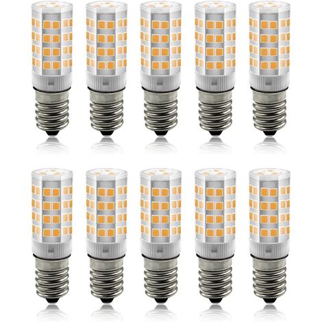 MINKUROW Bombilla Led Pero 33 Cuentas Led Para Cada E14 5w, 220-240v, Blanco Frío 6000k, No Regulable, Para Iluminación Interior, Candelabro/Lámpara De Escritorio/Luz De Pared, Paquete De 10