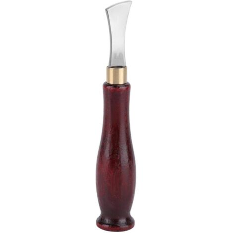 MINKUROW Borde de cuero Creaser Borde de trabajo de cuero Creaser Ajustable Creaser Arco de cuero Borde Ranura poco profunda Herramienta para lima de huesos Juego de limas para huesos (1 mm)