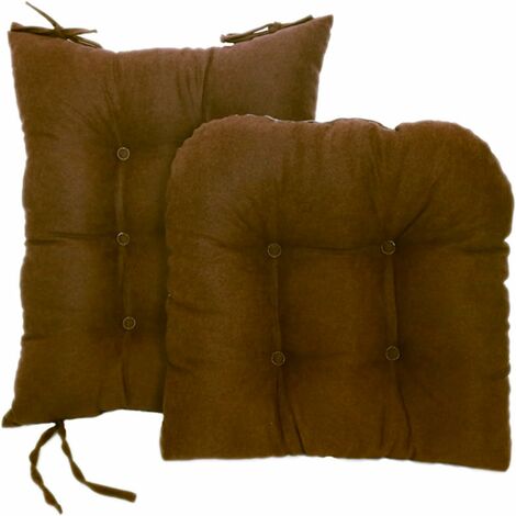 MINKUROW Café-Kissenset für Schaukelstühle, rutschfeste Schaukelstuhlkissen mit Bändern, weiche, dicke Sitzkissen für drinnen, Büro, Zuhause