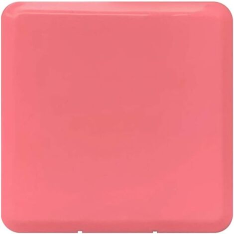 MINKUROW Caja De Almacenamiento De Máscara De Polvo Impermeable Caja Organizadora De Cubierta Facial Desechable (Rosa)