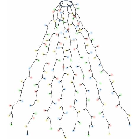 MINKUROW Catena Luminosa Per Albero Di Natale A Led, Decorazione Ghirlanda Per Albero Di Natale A Led Impermeabile Per Esterni (Albero Da 1,5-5 M) Per Casa, Festa, Natale, Sera, Matrimonio, Decorazion