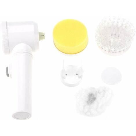 MINKUROW Cepillo De Limpieza De Baño Eléctrico Limpiador De Azulejos De Cocina Lavador De Manos
