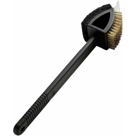 MINKUROW Cepillo Para Barbacoa, 3 En 1 Cepillo De Limpieza Para Barbacoa Cepillo De Limpieza Cepillo Para Barbacoa De Alambre De Cobre, Barbacoa Picnic Utensilios De Cocina
