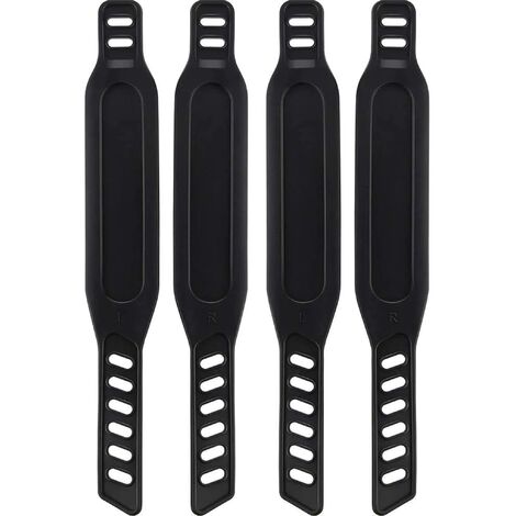 MINKUROW Cinghie Per Pedali Per Cyclette Cinghie Per Cyclette Di Alta Qualità Accessori Per Cyclette Cinghie Per Pedali Nere Per Biciclette Cyclette Per Casa O Palestra 2 Paia