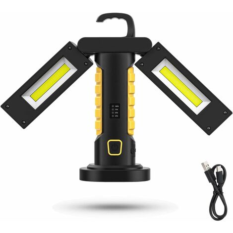 MINKUROW Cob Led Arbeitslicht USB Wiederaufladbare Inspektionslampe Für LKW Auto Reparatur Werkstatt Garage Notfall