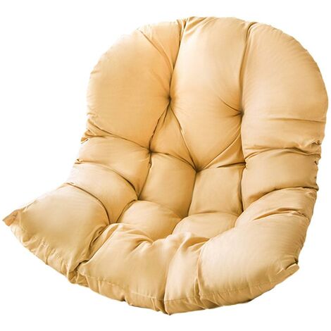 MINKUROW Cojín colgante para hamaca de huevo, suave, impermeable, grueso, cojín para asiento de nido, cojín para cesta colgante, cojines para silla columpio, apto para interiores y exteriores, color c