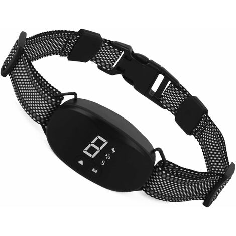 MINKUROW Collar Antiladridos Recargable Para Perros - 3 Modos De Descarga Eléctrica/Vibración/Sonido Ip67 Resistencia Al Agua Y Detección De Ladridos Inteligente Ajustable Para Perros Pequeños/Mediano