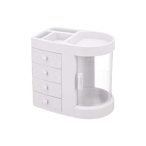 MINKUROW Comodo Contenitore Per Trucchi In Plastica, Resistente, Resistente, Non Facile Da Rompere