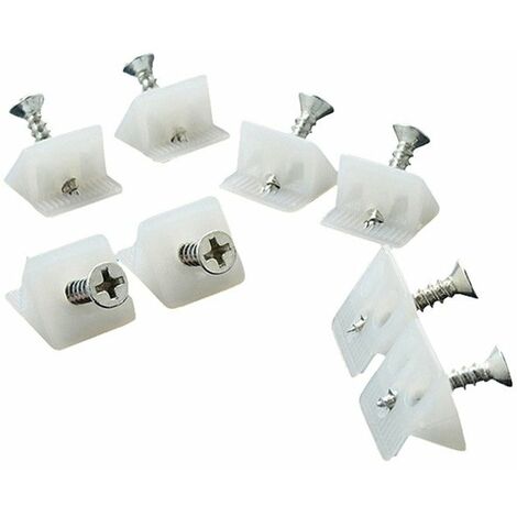MINKUROW Conector De Panel Trasero, 500 Piezas De Cuñas Pequeñas Para Cajones, Estabilizador De Gabinete De Cajones, Cuñas De Reparación Con Tornillos, Para Librerías, Cajones Y Fondos De Gabinetes (B