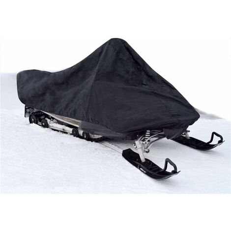 MINKUROW Copertura Per Motoslitta, Copertura Per Tavolo Oxford 210d Neve/Impermeabile/Antivento/Crema Solare Adatta Per Motoslitta, Copertura Per Tutte Le Stagioni,Nero,368x130x121cm