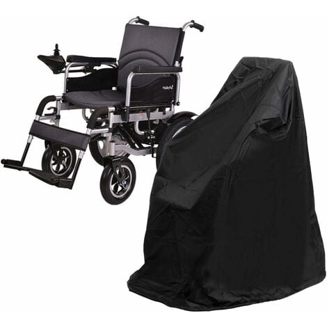 MINKUROW Copertura protettiva impermeabile per sedia a rotelle, scooter elettrico con corda elastica inferiore (115 x 75 x 130 cm)