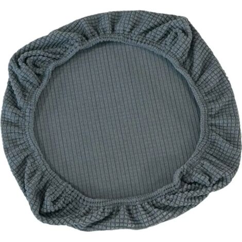 MINKUROW Coprisedile Elasticizzato Per Sedia Da Ufficio Sedia Girevole Da Ufficio Sedia Girevole, Grigio Scuro