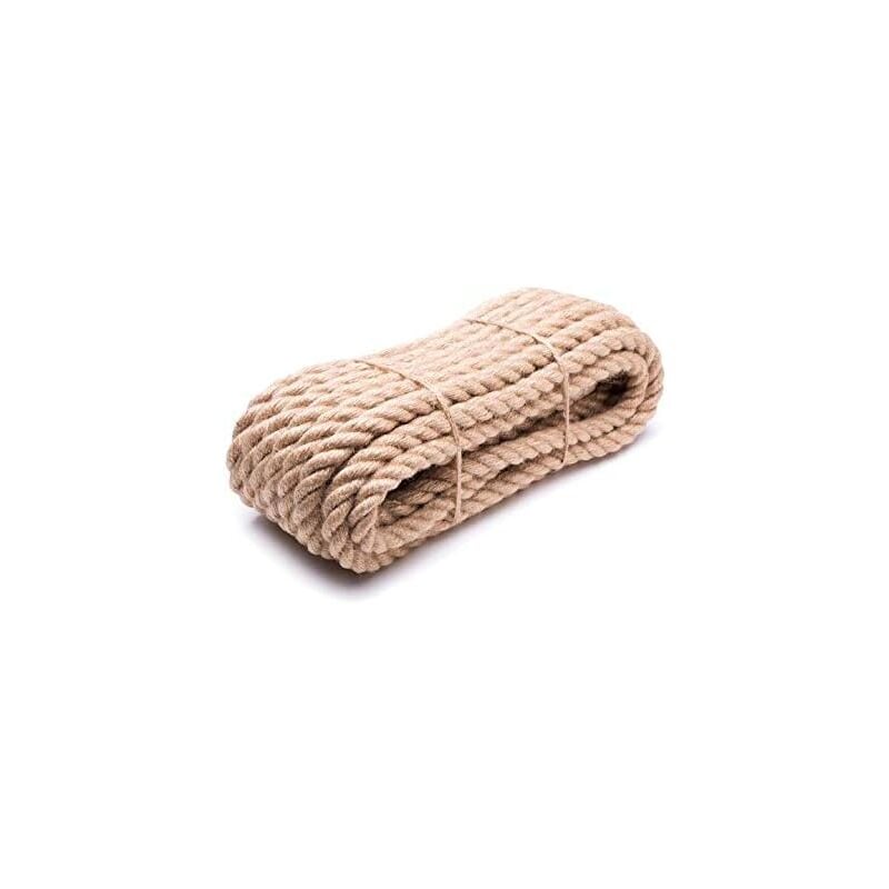 Corde En Jute 18 Mm – 20 m Corde De Jute Corde De Jute Corde D'extérieur En Corde Imprégnée