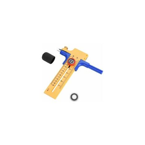 MINKUROW Couteau de Coupe Cercle Réglable Compas-Cutter pour Papier/Film/Cuir/Craft Compass Circle Cutter