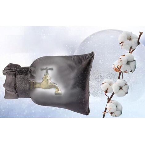 MINKUROW Cubierta De Grifo Para Exteriores, 1 Pieza Cubierta Protectora Negra Para Invierno Y Exteriores Para Proteger Los Grifos De La Congelación, 15 X 21 Cm