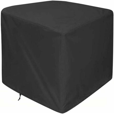 MINKUROW Cubierta Impermeable Para Muebles De Patio 82x82x61cm, Cubierta Rectangular Para Mesa De Jardín, Cubiertas Para Muebles De Patio, A Prueba De Viento A Prueba De Lluvia A Prueba De Polvo