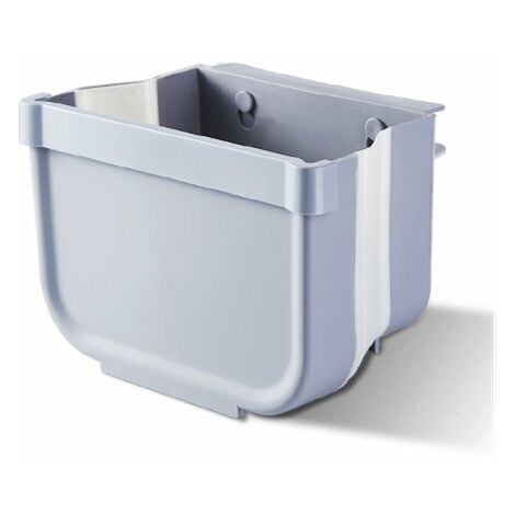 Papelera pequeña con tapa debajo del fregadero para cocina, hogar, compost  de cocina para encimera (color blanco, tamaño: 12 litros/3.1 galones)
