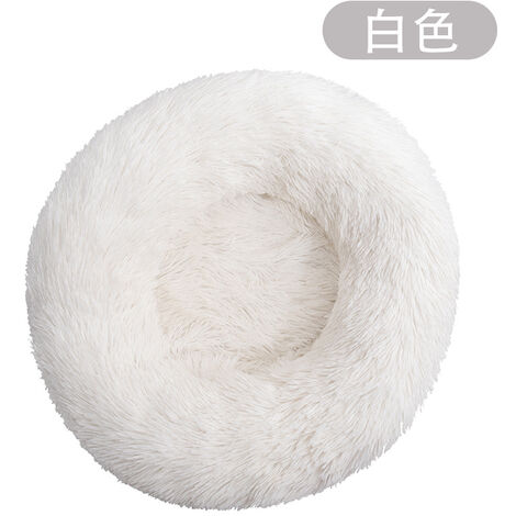 MINKUROW Cuccia Per Cani Cuccia Per Gatti Cuccia Per Cani Cuscino Per Divano Per Gatti Soffice, Morbida E Lavabile Per Cani Gatti (70 Cm, Bianco)