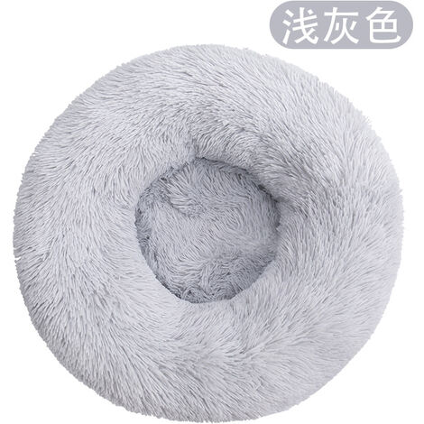 MINKUROW Cuccia Per Cani Cuccia Per Gatti Lettino Per Cani Cuscino Per Cuccia Per Gatti Soffice, Morbido E Lavabile Per Cani Gatti (80 Cm, Grigio Chiaro)
