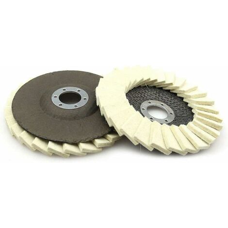 MINKUROW Disco De Láminas De Fieltro Para Amoladora Angular Ø 125 X 22 Mm Para 2 Piezas