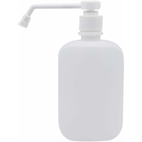 MINKUROW Dispenser Di Sapone In Plastica Da 500 Ml, Flaconi Per Pompa Riutilizzabili Vuoti Quadrati, Dispenser Per Liquidi, Flaconi Per Dispenser Di Sapone Per Le Mani Per L'ufficio Della Cucina Del B