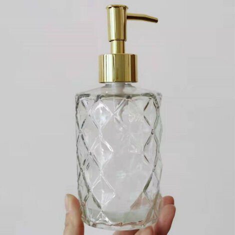 MINKUROW Dispenser Di Sapone Nero 2 Pezzi, Bottiglia Di Lozione Dispenser Di Sapone In Vetro Da 330 Ml, Dispenser Di Liquido Per Piatti Con Pompa, Accessorio Bagno Riutilizzabile Per Lavanderia, Cucin