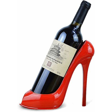 MINKUROW - Estante Para Botellas De Vino De Tacón Alto - Estante De Almacenamiento Para Bodas O Decoración Del Hogar (Tacón Alto)