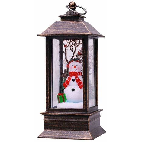 MINKUROW Farol De Navidad Lámpara Colgante Led Decoración Navideña Para Interior Y Exterior