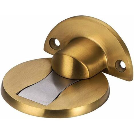MINKUROW Fermaporta Magnetico In Acciaio Inossidabile 304, Fermaporta In Metallo Spazzolato Con Funzione Soft Lock, Colla E Viti Autoadesive, Supporto Per Porta Ad Alte Prestazioni Per Ristorante Dell