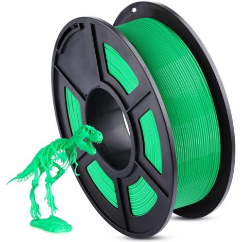 MINKUROW Filament 1,75 mm, Pla Plus 3D-Drucker-Filament, Maßgenauigkeit +/- 0,03 mm, 1-kg-Spule (2,2 Lbs) 3D-Drucker-Filament für 3D-Drucker, Grün