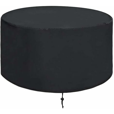 MINKUROW Fire Pit Cover Fire Pit Cover Reutilizable Impermeable Grill Cover Barbacoa Cover (112 x 61cm)