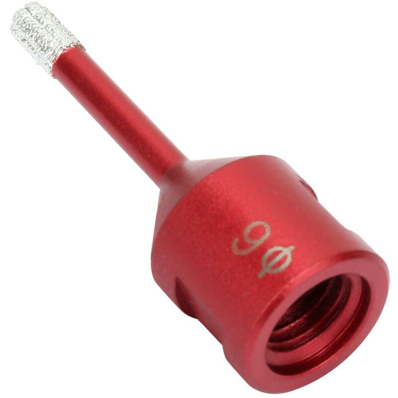 Minkurow - Forets Diamant 2 Pièces 6mm Trépans De Forage Avec Filetage M14 Pour Perçage à Sec En Porcelaine Carrelage Granit Marbre